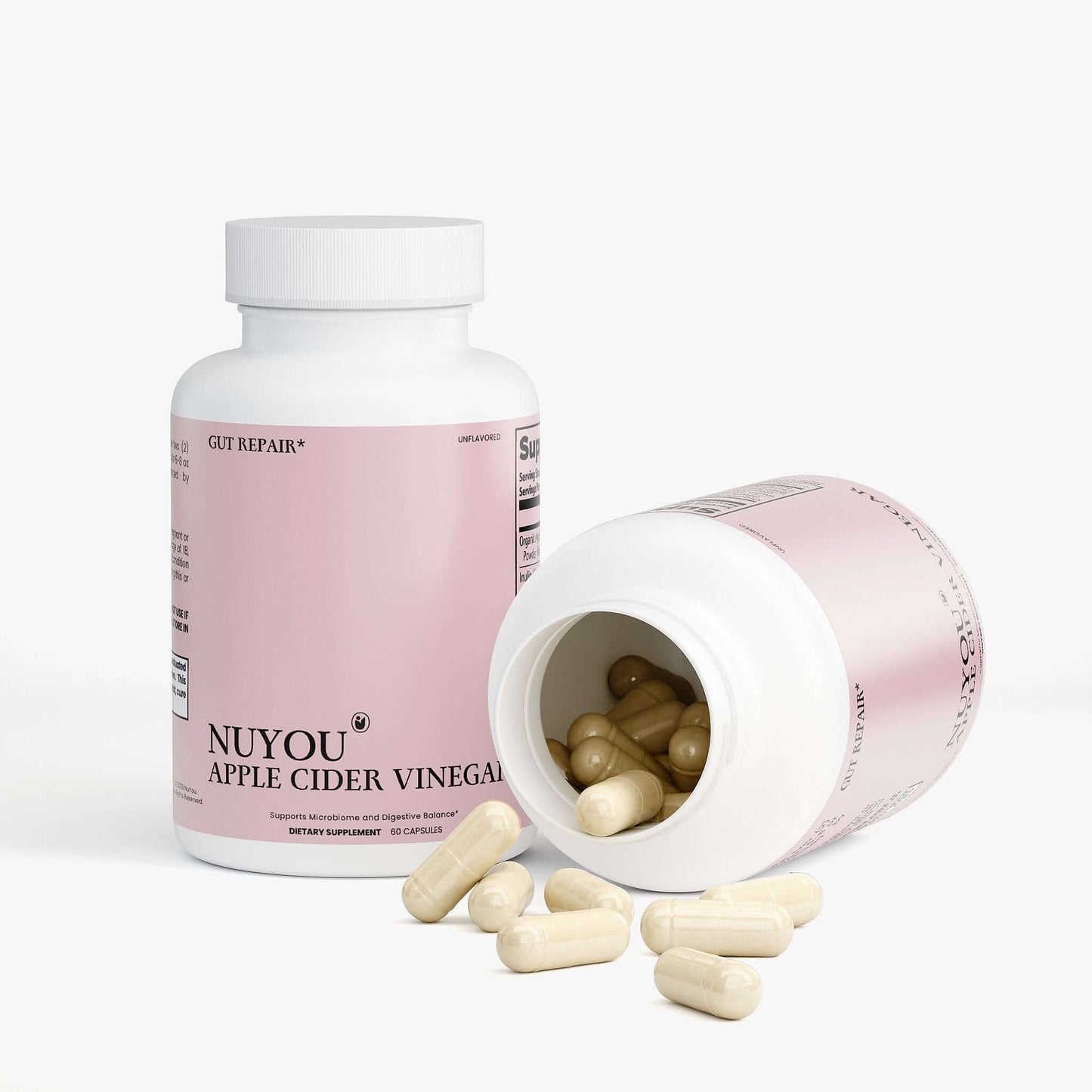NuYou Apple Cider Vinegar Capsules - Gut Repair